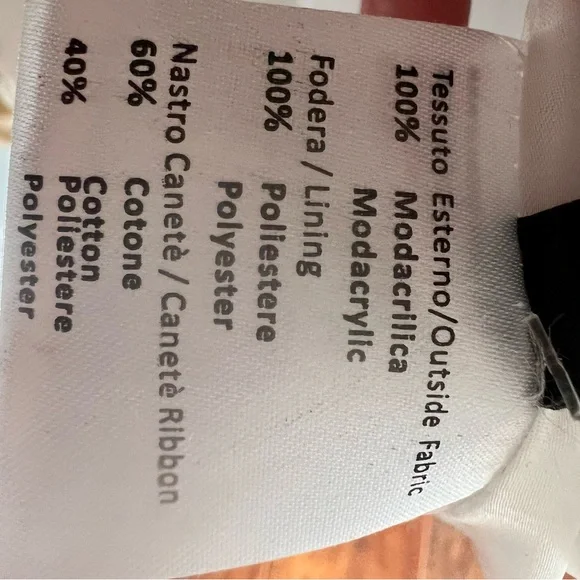 Gorsuch faux brown zebra fur long coat 14/XL - Picture 5 of 12